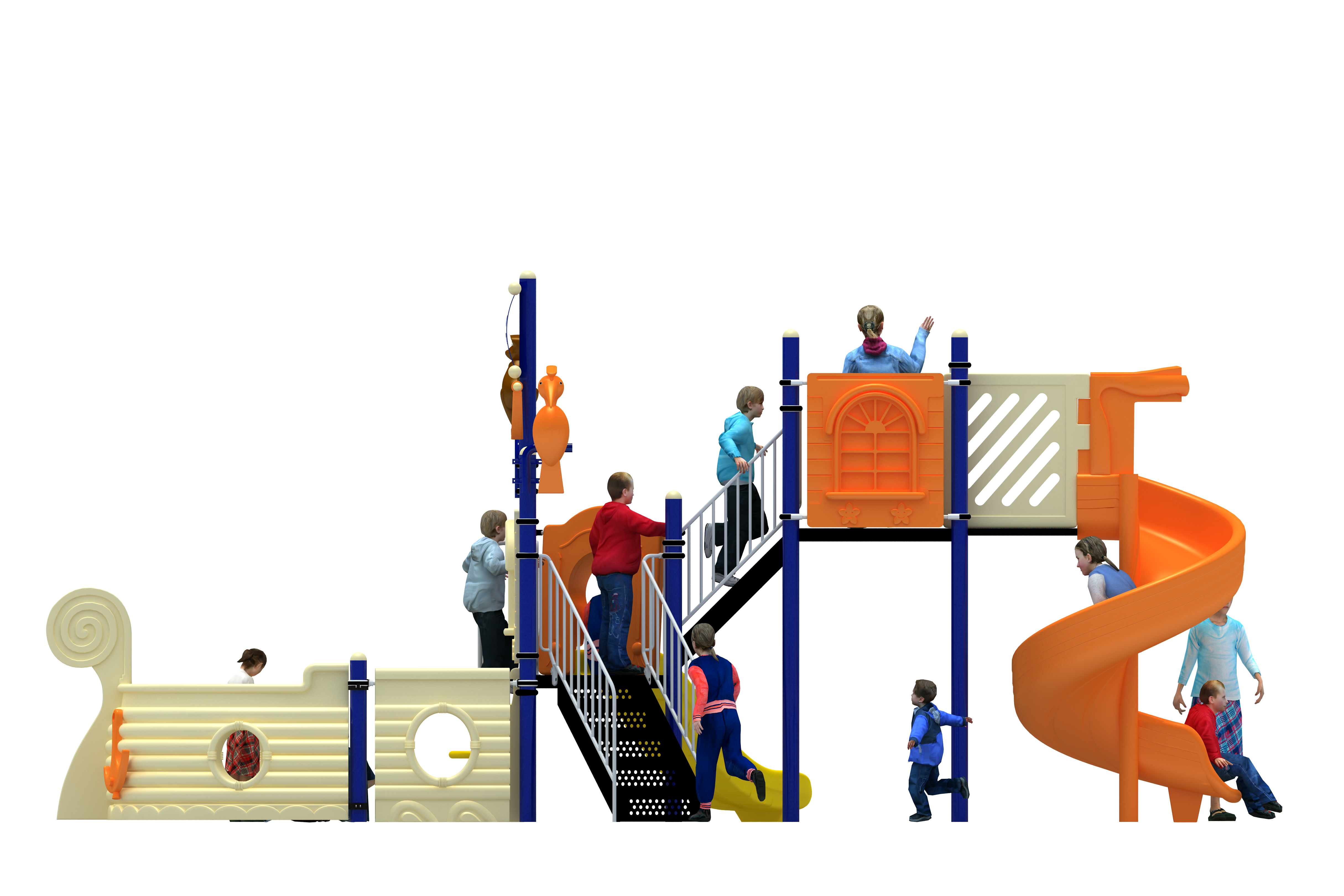 Gemi Temalı Oyun Grubu A-100 PRK-100 | Temalı Metal Oyun Grupları | Erse Kent Mobilyaları